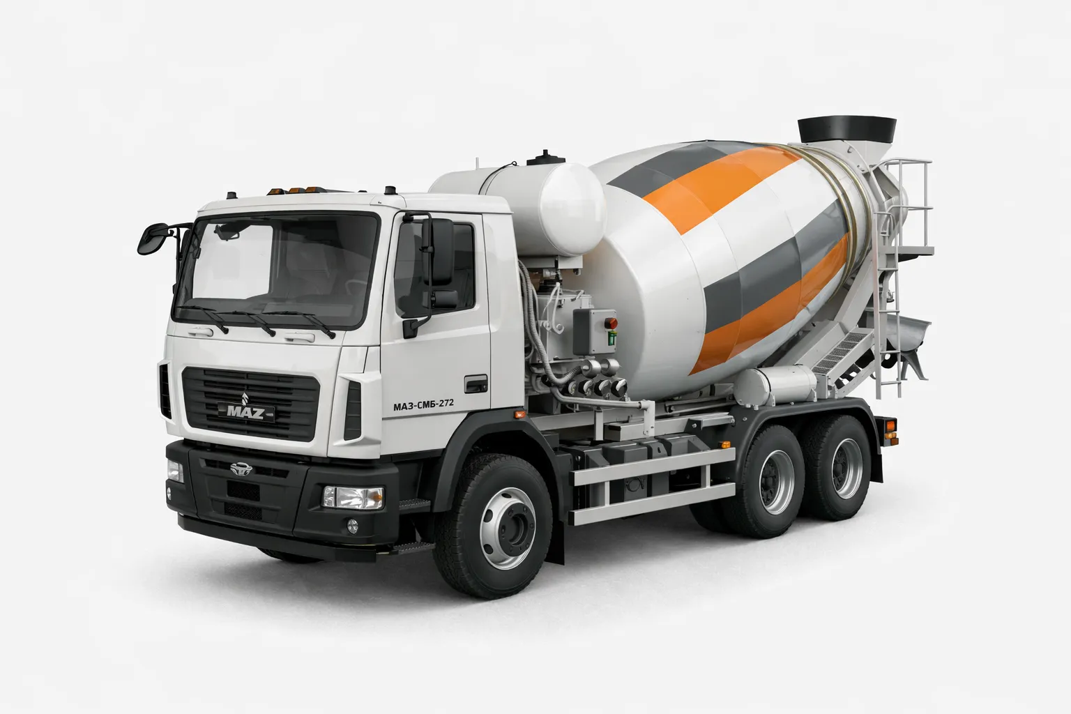 Аренда автобетоносмесителя МАЗ-СМБ-272. 1