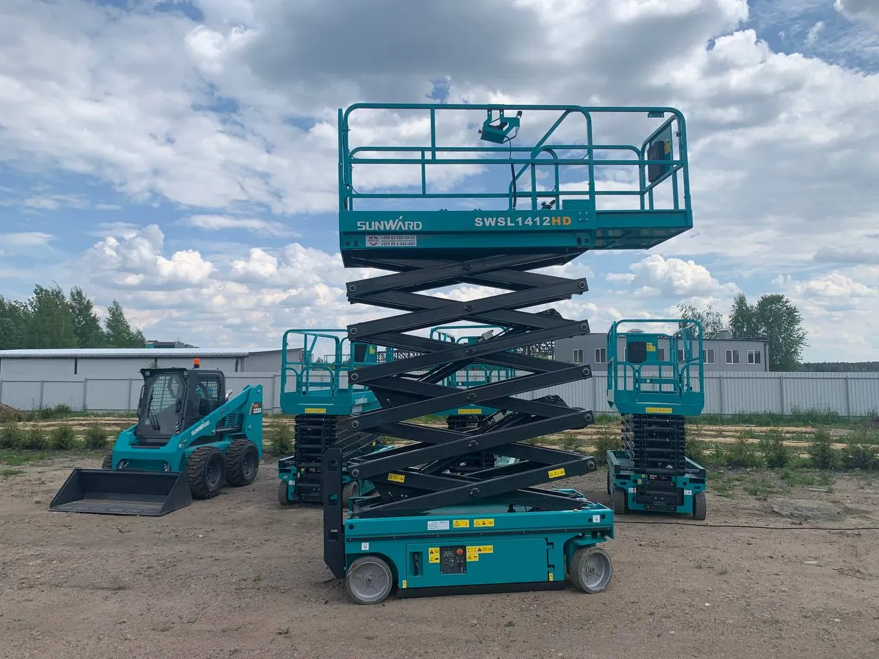 В аренду ножничный электрический подъемник Sunward SWSL1412HD, 14SW-4 в Минске. 1