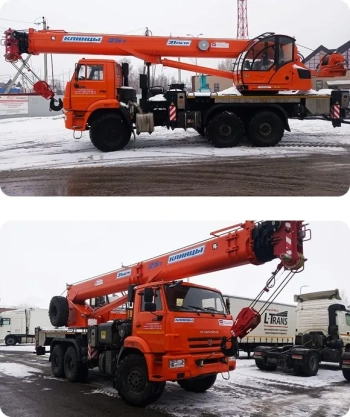 Аренда автокрана “Клинцы” 31 м в Минске
