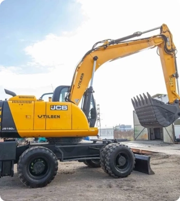 Аренда колесного экскаватора JCB JS 160 в Минске