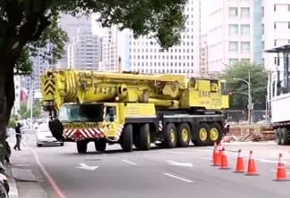Аренда автокрана 300 т Liebherr LTM 1300 в Витебске. 1