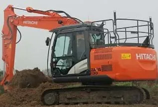 Аренда гусеничного экскаватора 13 т Hitachi ZX130-5G. 1