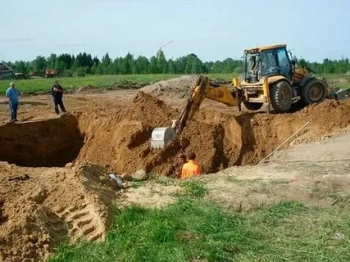 Выемка грунта экскаватором Гродно