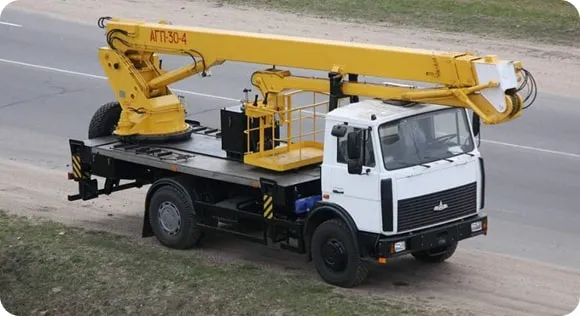 Аренда телескопической автовышки АГП-30-4 в Минске. 1