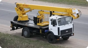 Аренда телескопической автовышки АГП-30-4 в Минске