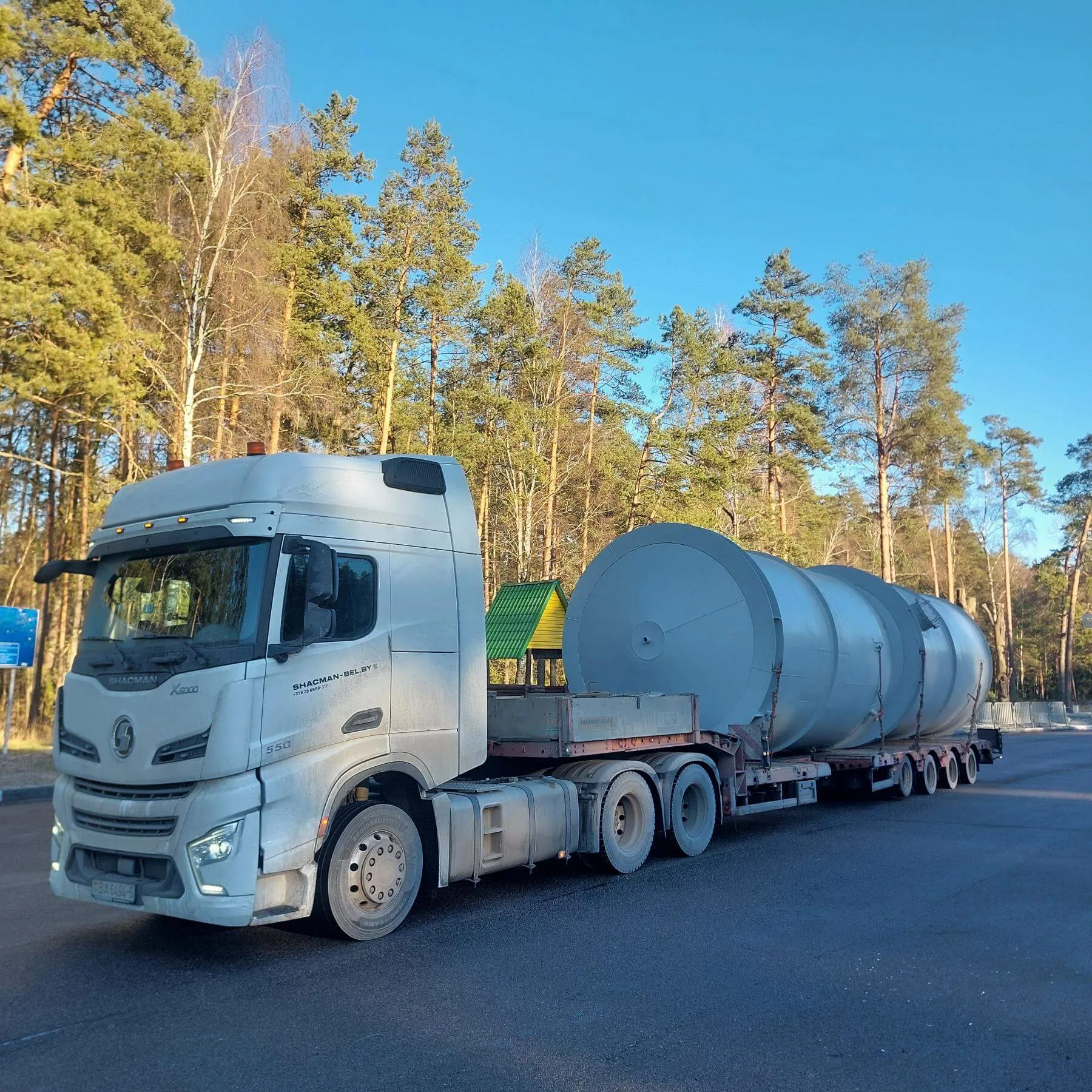 Перевозка низкорамным тралом. 6