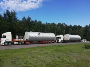 Аренда тралов в Минске и Беларуси — перевозка спецтехники и резервуаров