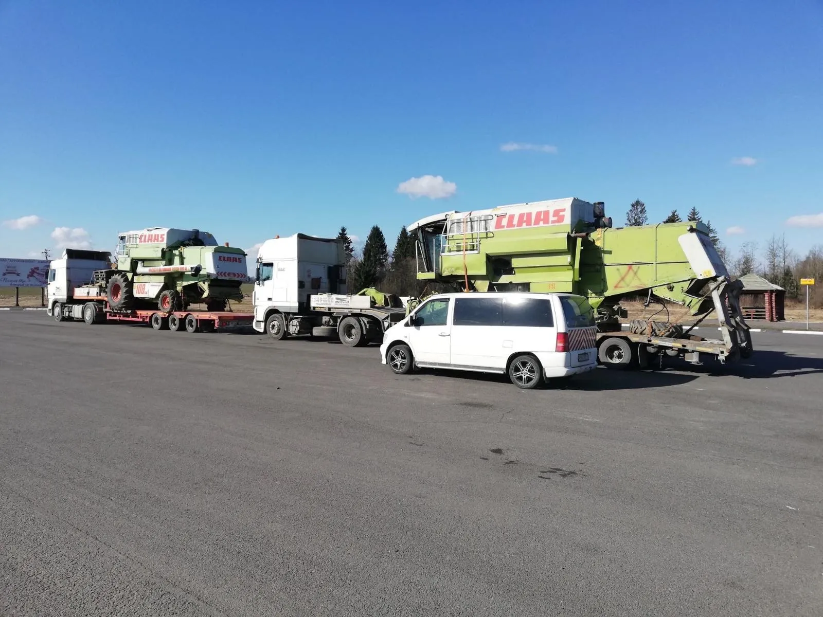 Перевозка комбайнов и спецтехники тралом — аренда тралов в Минске и Беларуси. 1
