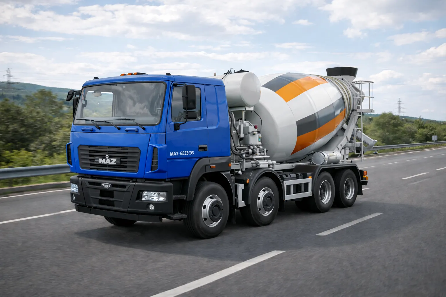 Аренда автобетоносмесителя МАЗ-630305 Могилев. 1