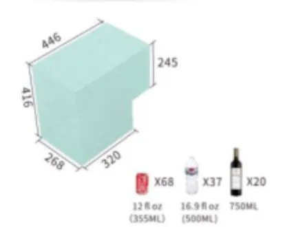 Прокат компрессорного автохолодильника Alpicool X50. 50 литров (до -20°С) Минск. 7