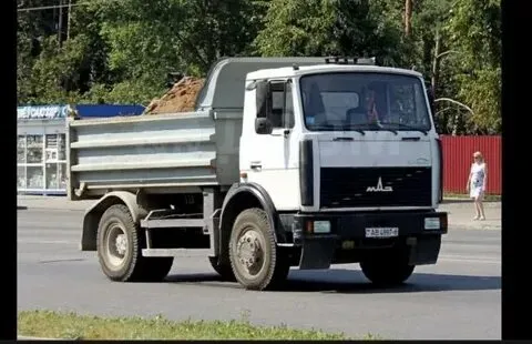 Доставка материалов самосвалом Гродно. 1