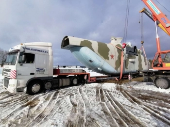 Перевозка вертолета тралом — аренда тралов в Минске и РБ