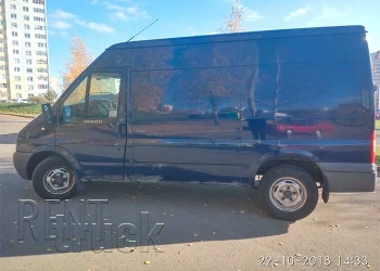 Аренда Ford Transit голубой в Минске