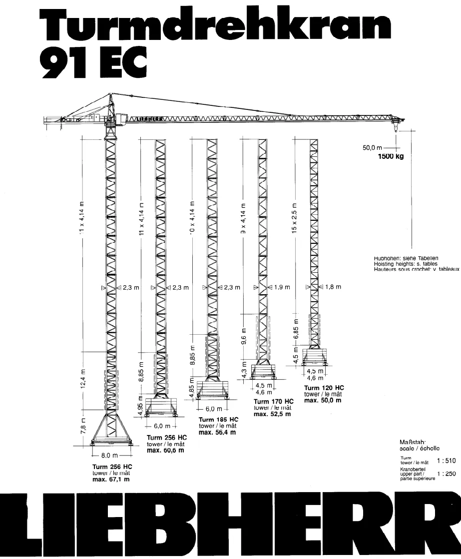 Аренда башенного крана Liebherr 91 EC. 2