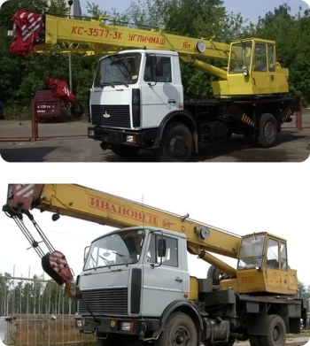 Аренда автокрана КС 3577 на базе МАЗ-5377 в Минске