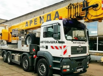 Аренда автовышки телескопической Multitel J352 на базе Volvo