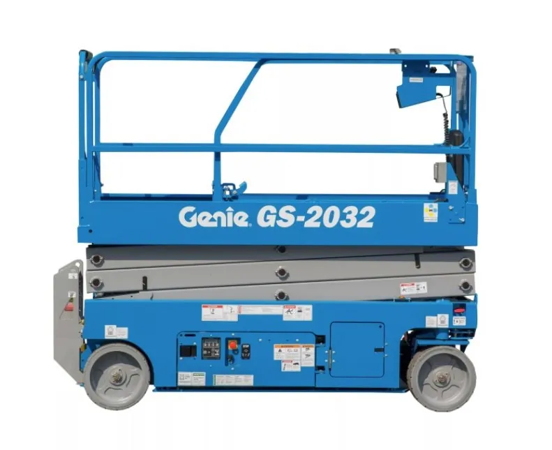 Аренда ножничного электрического подъёмника GENIE GS-2032 (высота подъёма до 8 метров). 1