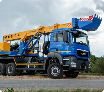 Аренда колесного экскаватора АНТЕЙ EW-25 M1 в Минске