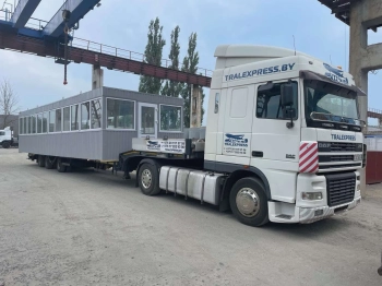 Перевозка штаба тралом — аренда тралов в Минске и Беларуси