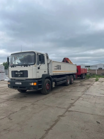 Аренда автомобиля MAN с манипулятором Palfinger 16000
