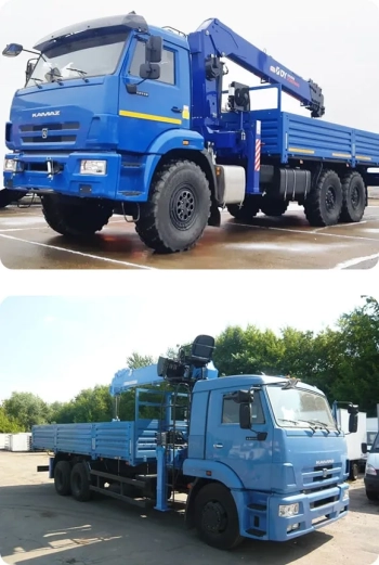 Аренда манипулятора КМУ Dongyang SS1406 на шасси КамАЗ 53215 в Минске