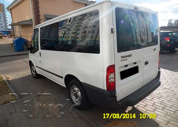 Аренда Ford Transit пассажирский в Минске. 4 Аренда Ford Transit пассажирский в Минске. 4