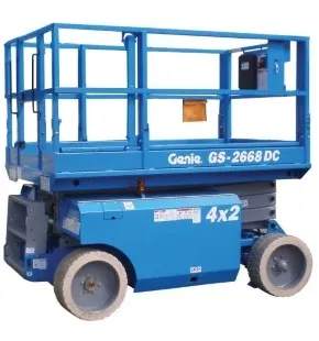 Аренда ножничного электрического подъёмника Genie GS-2668 DC (высота подъёма до 10 метров). 1