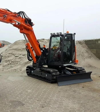 Аренда мини-экскаватора Hitachi ZX50U-2 в Минске