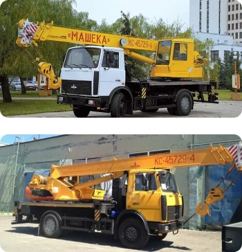 Аренда автокрана “МАШЕКА” в Минске