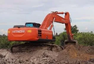 Аренда гусеничного экскаватора 35 т HITACHI ZAXIS 350H в Бресте. 1