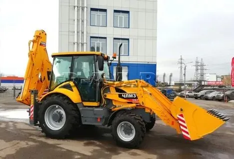 Аренда строительной техники экскаватор-погрузчик Гродно. 1