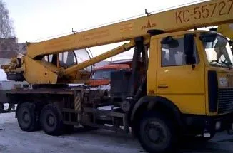 Аренда автокрана 25 тонн КС-55727-1 Машека на базе МАЗ-6303А3. 1