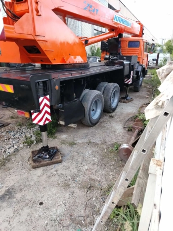 Аренда мощного автокрана 25 тонн с гуськом в Бресте