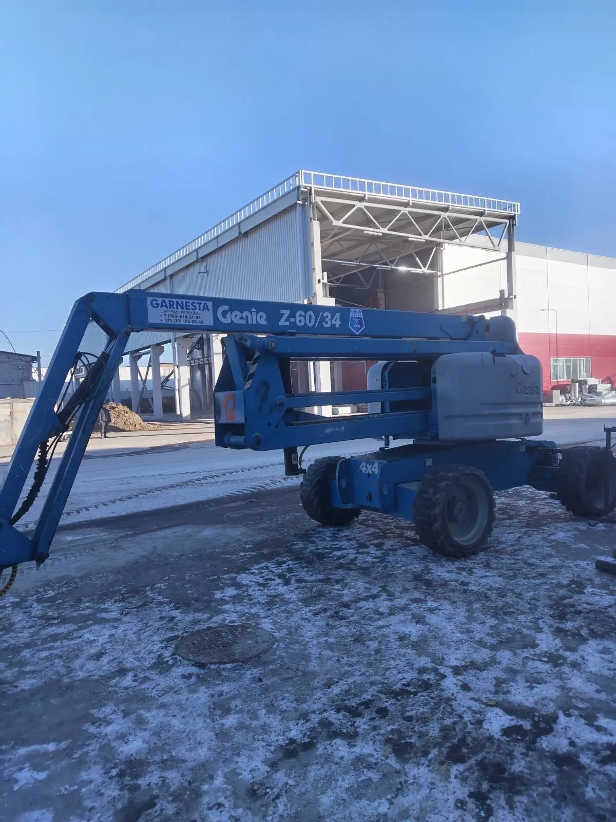 Аренда самоходного коленчатого подъемника Genie Z-60/34 (20 м.). 2