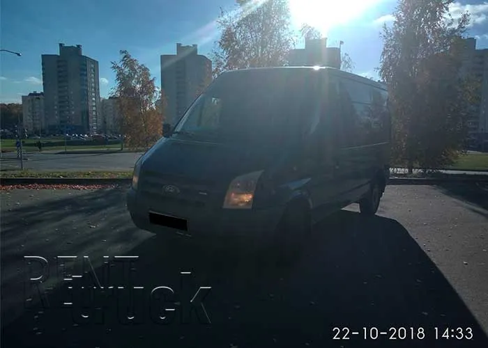 Аренда Ford Transit голубой в Минске. 2 Аренда Ford Transit голубой в Минске. 2