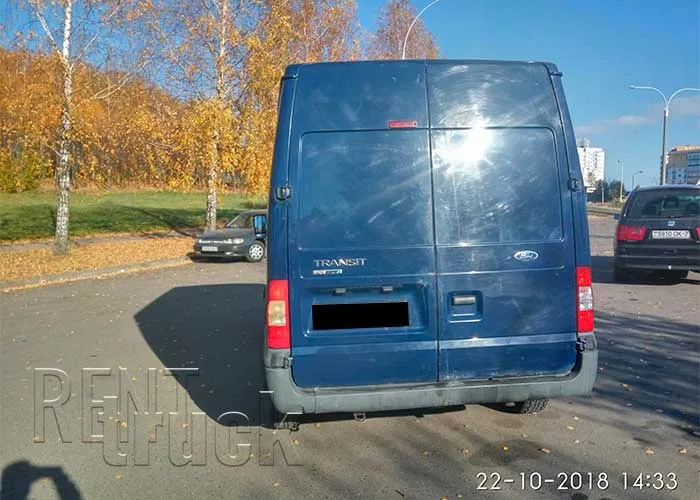Аренда Ford Transit голубой в Минске. 3 Аренда Ford Transit голубой в Минске. 3