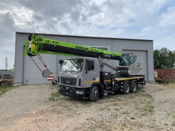 В аренду кран Zoomlion ZMC-25-1С на шасси МАЗ 6312С3 в Минске