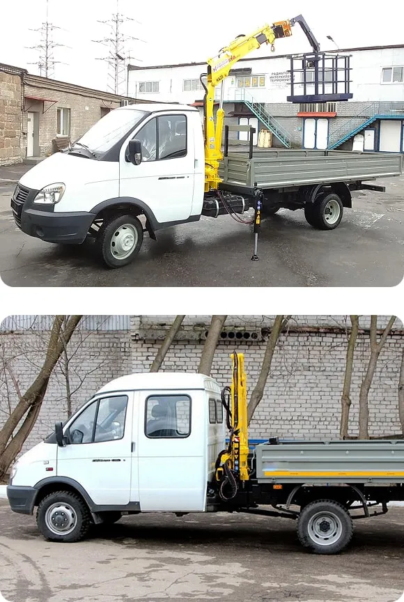 Аренда крана-манипулятора Hyva Crane HV 27 на базе ГАЗ-330273 в Минске. 1