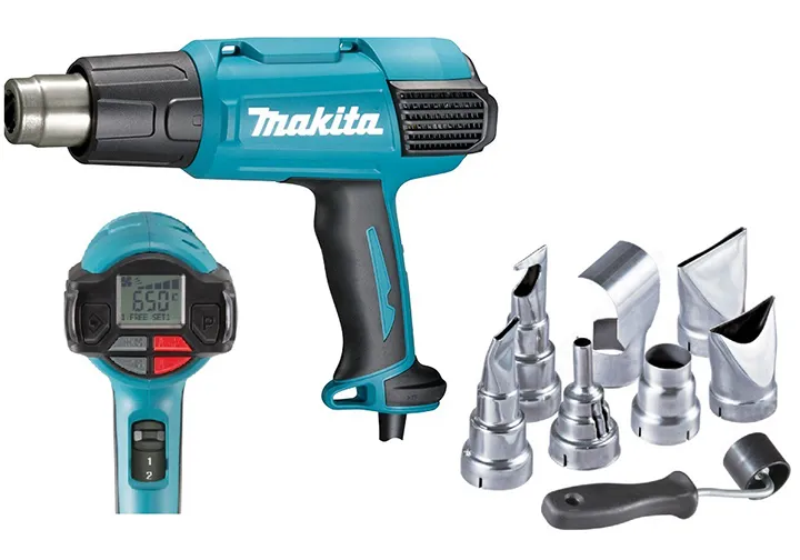 Промышленный строительный фен Makita HG6531CK. 1