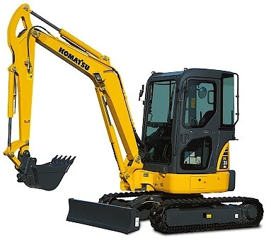 Аренда мини-экскаватора Komatsu в Минске. 1