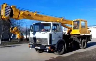 Аренда автокрана 15 тонн КС-3579 Машека на базе МАЗ-5377. 1