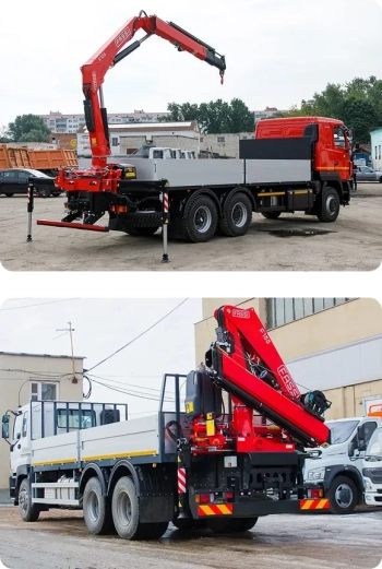 Аренда крана-манипулятора Fassi 155A.0.21 на базе автомобиля Iveco Eurocargo ML180 в Минске