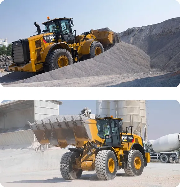 Аренда фронтального погрузчика Caterpillar 950L в Минске. 1