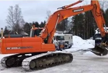 Аренда гусеничного экскаватора 24,5 т Doosan DX255LCA в Бресте