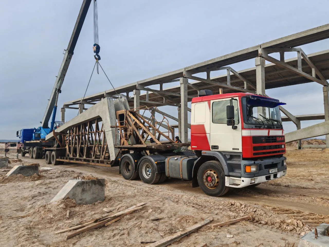 Перевозка ЖБИ. 2