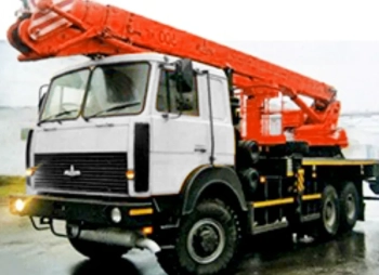 Аренда автовышки телескопической на базе МАЗ-6517 (6х6) вездеход