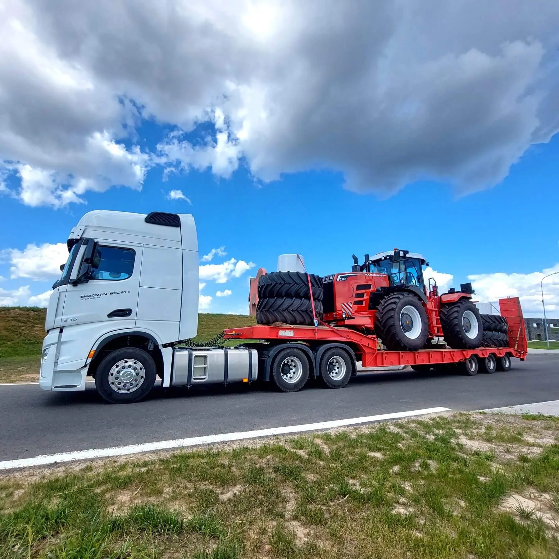 Перевозка низкорамным тралом. 7