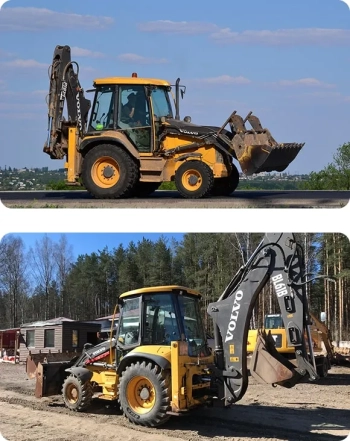 Аренда экскаватора-погрузчика Volvo BL61B в Минске
