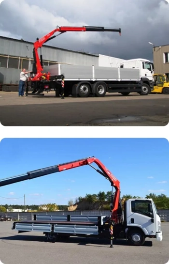 Аренда манипулятора КМУ Fassi F85B на шасси Mitsubishi Fuso в Минске