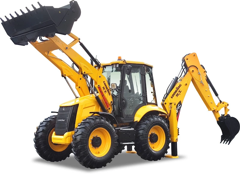 Аренда экскаватора-погрузчика Lonking 84C в Минске. 1